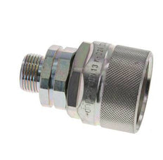 Acier DN 12.5 Coupleur hydraulique Bouchon 12 mm S Anneau de compression ISO 14541/8434-1 D M36 x 2
