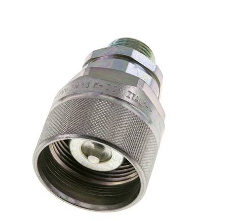 Acier DN 12.5 Coupleur hydraulique Bouchon 12 mm S Anneau de compression ISO 14541/8434-1 D M36 x 2