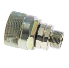 Acier DN 12.5 Coupleur hydraulique Bouchon 14 mm S Anneau de compression ISO 14541/8434-1 D M36 x 2