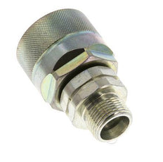 Acier DN 12.5 Coupleur hydraulique Bouchon 14 mm S Anneau de compression ISO 14541/8434-1 D M36 x 2