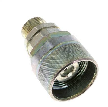 Acier DN 12.5 Coupleur hydraulique Bouchon 14 mm S Anneau de compression ISO 14541/8434-1 D M36 x 2