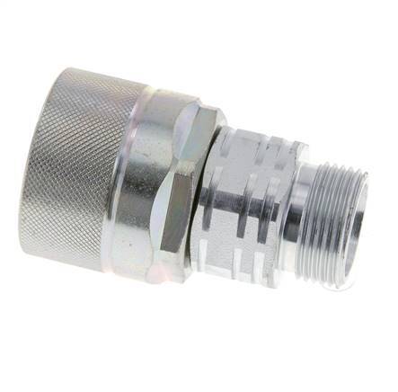 Steel DN 20 Hydraulic Coupling Plug 20 mm S Compression Ring ISO 14541/8434-1 D M42 x 2