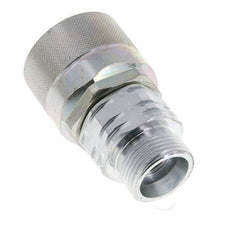 Acier DN 20 Coupleur hydraulique Bouchon 20 mm S Anneau de compression ISO 14541/8434-1 D M42 x 2