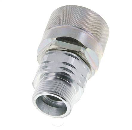 Acier DN 20 Coupleur hydraulique Bouchon 20 mm S Anneau de compression ISO 14541/8434-1 D M42 x 2
