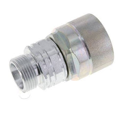 Acier DN 20 Coupleur hydraulique Bouchon 20 mm S Anneau de compression ISO 14541/8434-1 D M42 x 2