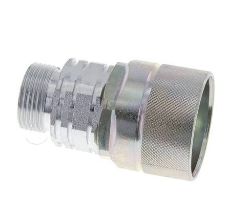 Acier DN 20 Coupleur hydraulique Bouchon 20 mm S Anneau de compression ISO 14541/8434-1 D M42 x 2