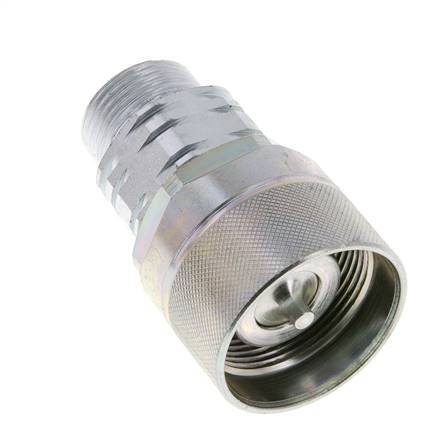 Acier DN 20 Coupleur hydraulique Bouchon 20 mm S Anneau de compression ISO 14541/8434-1 D M42 x 2