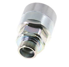 Acier DN 25 Coupleur hydraulique Bouchon 20 mm S Anneau de compression ISO 8434-1 D M48 x 3