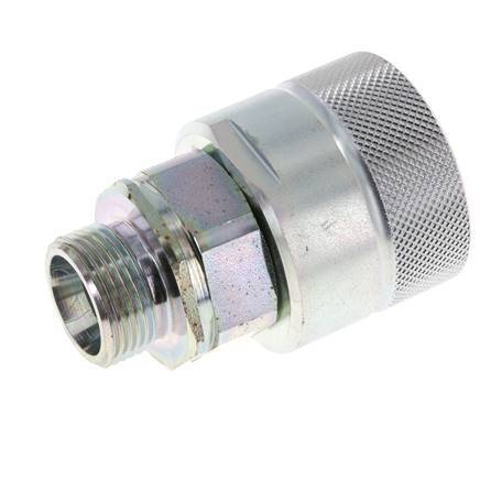 Acier DN 25 Coupleur hydraulique Bouchon 20 mm S Anneau de compression ISO 8434-1 D M48 x 3