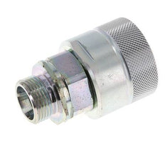 Acier DN 25 Coupleur hydraulique Bouchon 20 mm S Anneau de compression ISO 8434-1 D M48 x 3