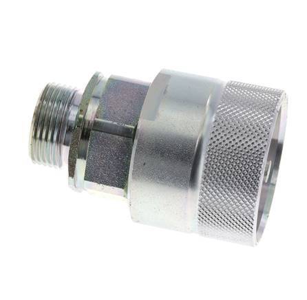 Acier DN 25 Coupleur hydraulique Bouchon 20 mm S Anneau de compression ISO 8434-1 D M48 x 3