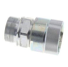 Acier DN 25 Coupleur hydraulique Bouchon 30 mm S Anneau de compression ISO 8434-1 D M48 x 3