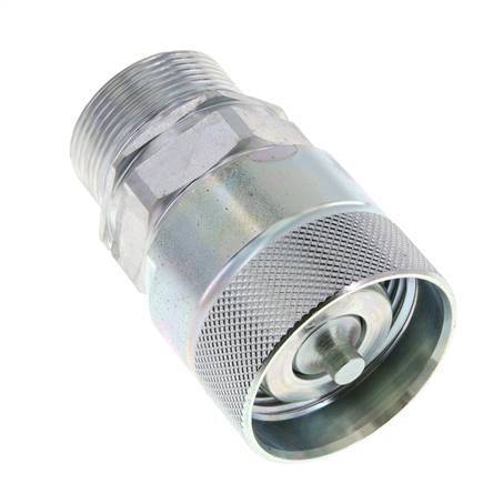 Acier DN 25 Coupleur hydraulique Bouchon 30 mm S Anneau de compression ISO 8434-1 D M48 x 3