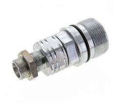 Steel DN 20 Hydraulic Coupling Socket 14 mm S Compression Ring Bulkhead ISO 14541/8434-1 D M42 x 2