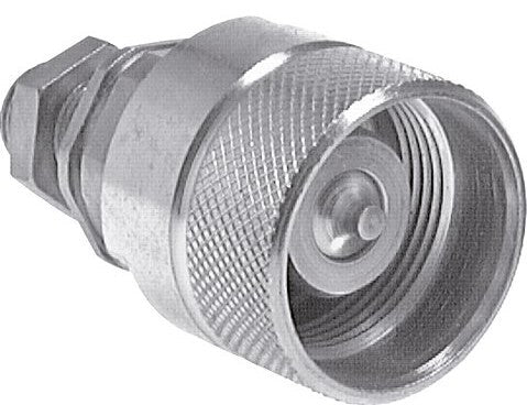 Acier DN 20 Coupleur hydraulique Bouchon 20 mm S Anneau de compression Cloison ISO 14541/8434-1 D M42 x 2