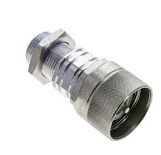Steel DN 20 Hydraulic Coupling Plug 20 mm S Compression Ring Bulkhead ISO 14541/8434-1 D M42 x 2