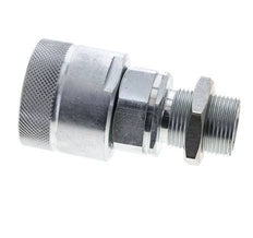 Steel DN 25 Hydraulic Coupling Plug 20 mm S Compression Ring Bulkhead ISO 8434-1 D M48 x 3