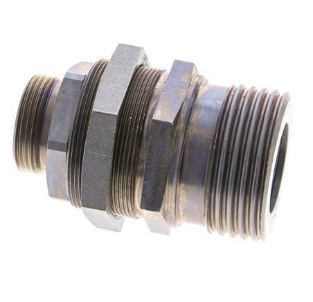 Steel Hydraulic Coupling Socket 28 mm L Cutting Ring ISO 14540/8434-1 D M54 x 4