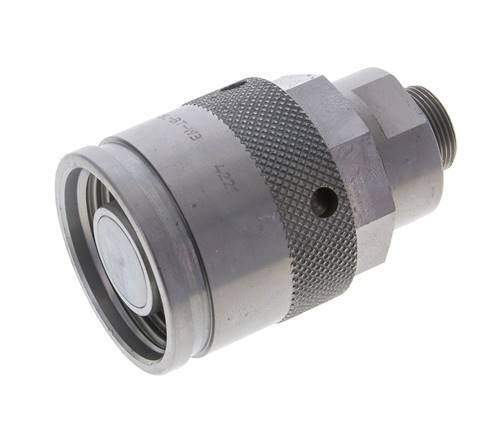 Steel Hydraulic Coupling Plug 18 mm L Cutting Ring ISO 14540/8434-1 D M54 x 4