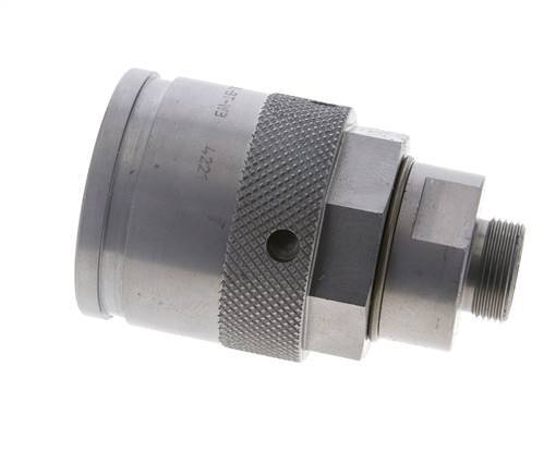 Steel Hydraulic Coupling Plug 18 mm L Cutting Ring ISO 14540/8434-1 D M54 x 4