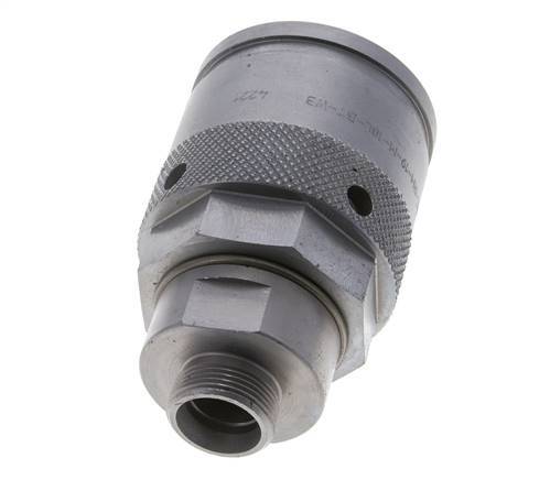 Steel Hydraulic Coupling Plug 18 mm L Cutting Ring ISO 14540/8434-1 D M54 x 4