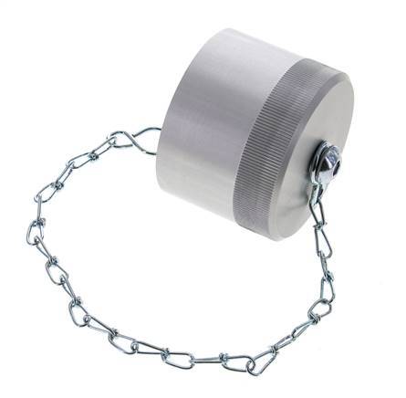 32 mm Aluminum Dust Protection Cap For Coupling socket with Chain