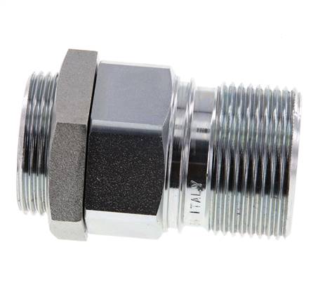 Acier Accouplements à vis EDBRO G 3/4 pouce filetage femelle Demi fixe D 44.5 mm