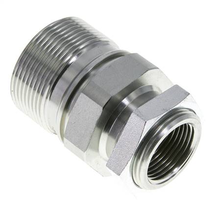 Acier Accouplements à vis EDBRO G 1 pouce Filets femelles Demi fixe D 54 mm