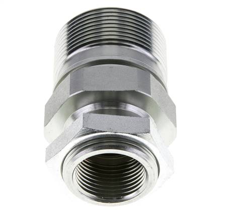 Acier Accouplements à vis EDBRO G 1 pouce Filets femelles Demi fixe D 54 mm