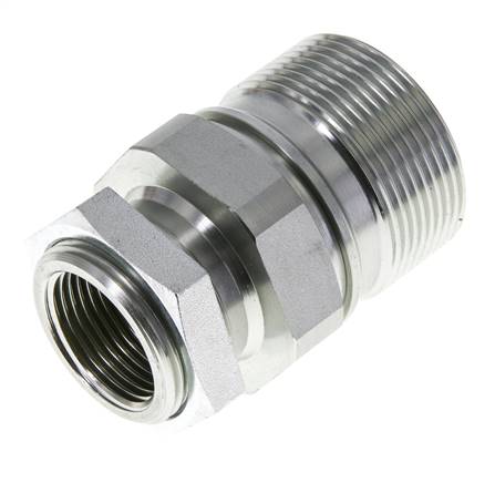 Acier Accouplements à vis EDBRO G 1 pouce Filets femelles Demi fixe D 54 mm