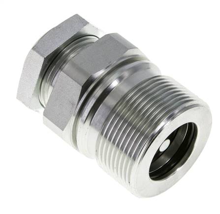 Acier Accouplements à vis EDBRO G 1 pouce Filets femelles Demi fixe D 54 mm