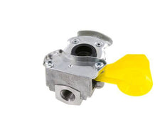 Control Yellow Aluminium Gladhand Coupling M16x1.5 Filets femelles DIN 74342