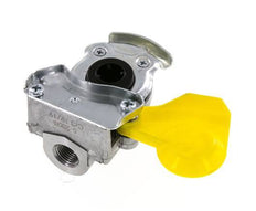 Control Yellow Aluminium Gladhand Coupling M16x1.5 Filets femelles DIN 74254