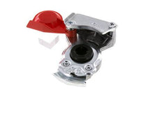 Fourniture d'un accouplement à levier en aluminium rouge M22x1.5 filets femelles DIN 74254