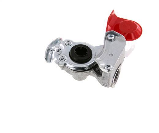 Fourniture d'un accouplement à levier en aluminium rouge M22x1.5 filets femelles DIN 74254