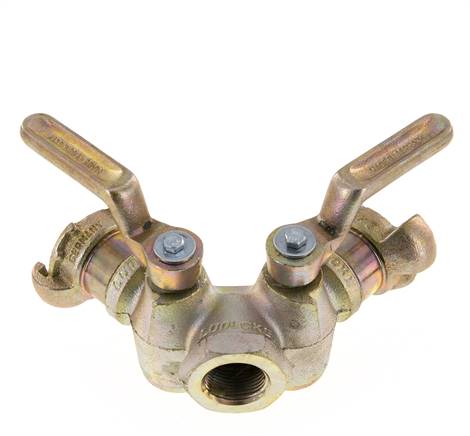 Coupleur à griffes pour vanne à papillon double G 3/4'' DIN 3487 Fonte