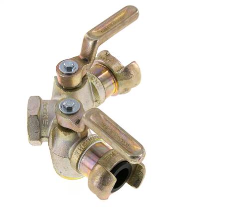 Coupleur à griffes pour vanne à papillon double G 3/4'' DIN 3487 Fonte