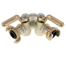 Coupleur à griffes pour vanne à papillon double G 3/4'' DIN 3487 Fonte