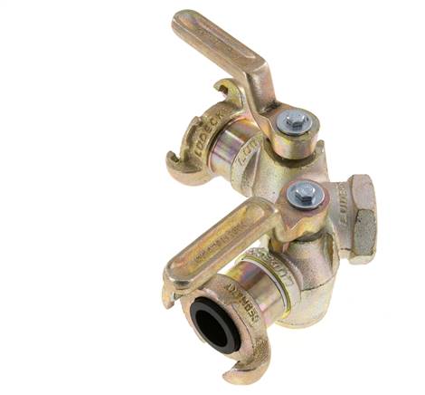 Coupleur à griffes pour vanne à papillon double G 3/4'' DIN 3487 Fonte