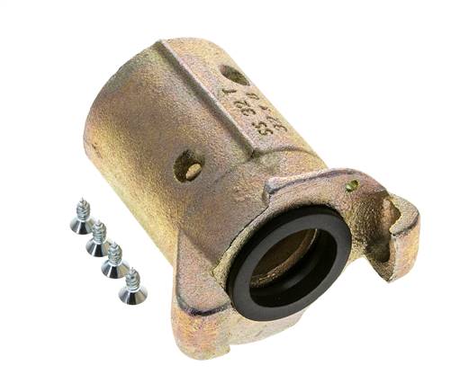 Raccord de sablage 32x48 mm Raccord de tuyau en fonte malleable Longueur du raccord 136 mm
