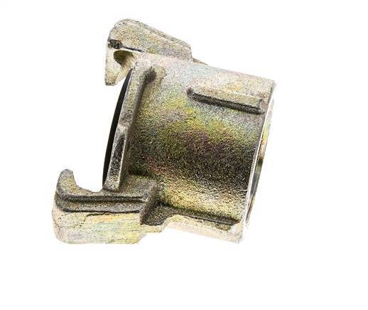 Coupleur à sablage 1 1/4'' filets femelles Fonte malléable Coupleur Longueur 62 mm