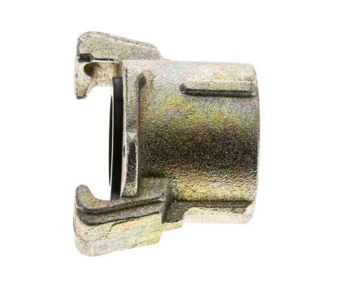 Coupleur a sablage 1 1/4'' filets femelles Fonte malleable Coupleur Longueur 62 mm