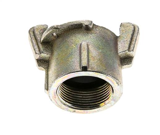 Coupleur a sablage 1 1/4'' filets femelles Fonte malleable Coupleur Longueur 62 mm