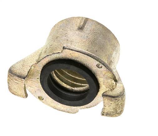 Sandblast Coupling 50 mm Female Threads Malleable Cast Iron Coupling Length 55 mm