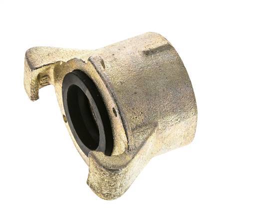 Sandblast Coupling 50 mm Female Threads Malleable Cast Iron Coupling Length 55 mm