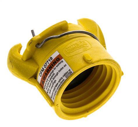 Coupleur à sablage 50 mm Filets femelles Nylon Longueur du coupleur 63 mm