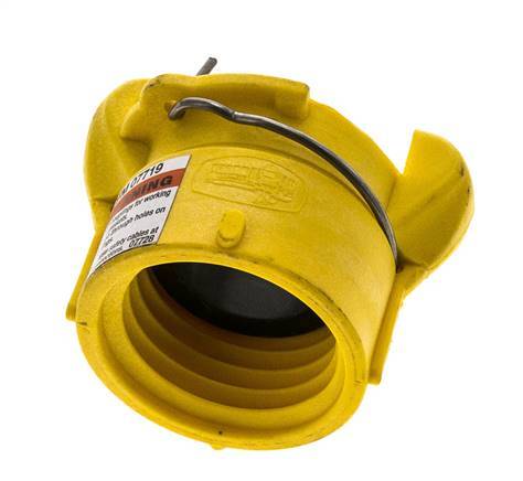 Sandblast Coupling 50 mm Female Threads Nylon Coupling Length 63 mm