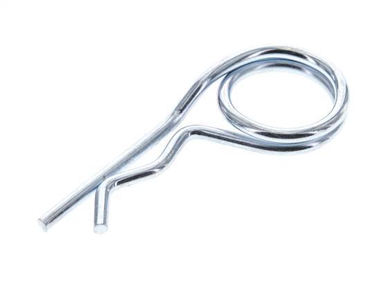 Coupleur de sablage 3 mm Clip de sécurité DIN 11024 [10 Pièces].