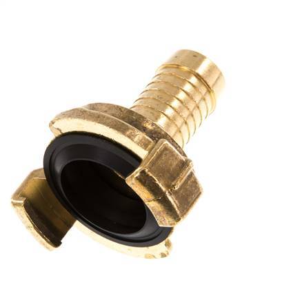 16 mm (5/8'') Hose Barb GEKA Garden Hose Brass Coupling [2 Pieces]
