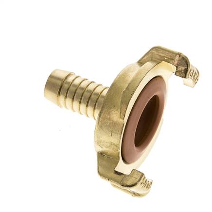 Embout de tuyau 13 mm (1/2'') GEKA Coupleur en laiton pour tuyau de jardin KTW